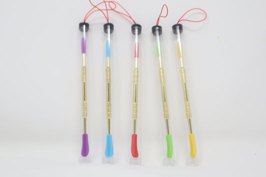 Gold Metal Dabber Tool With Silicone Tips