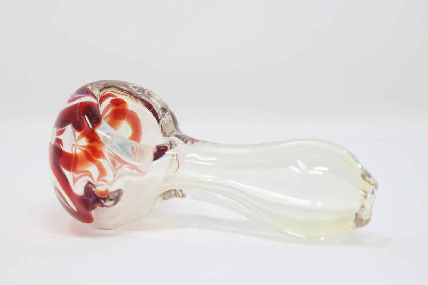 2” Mini Clear Colored Flower Glass Dry Pipe