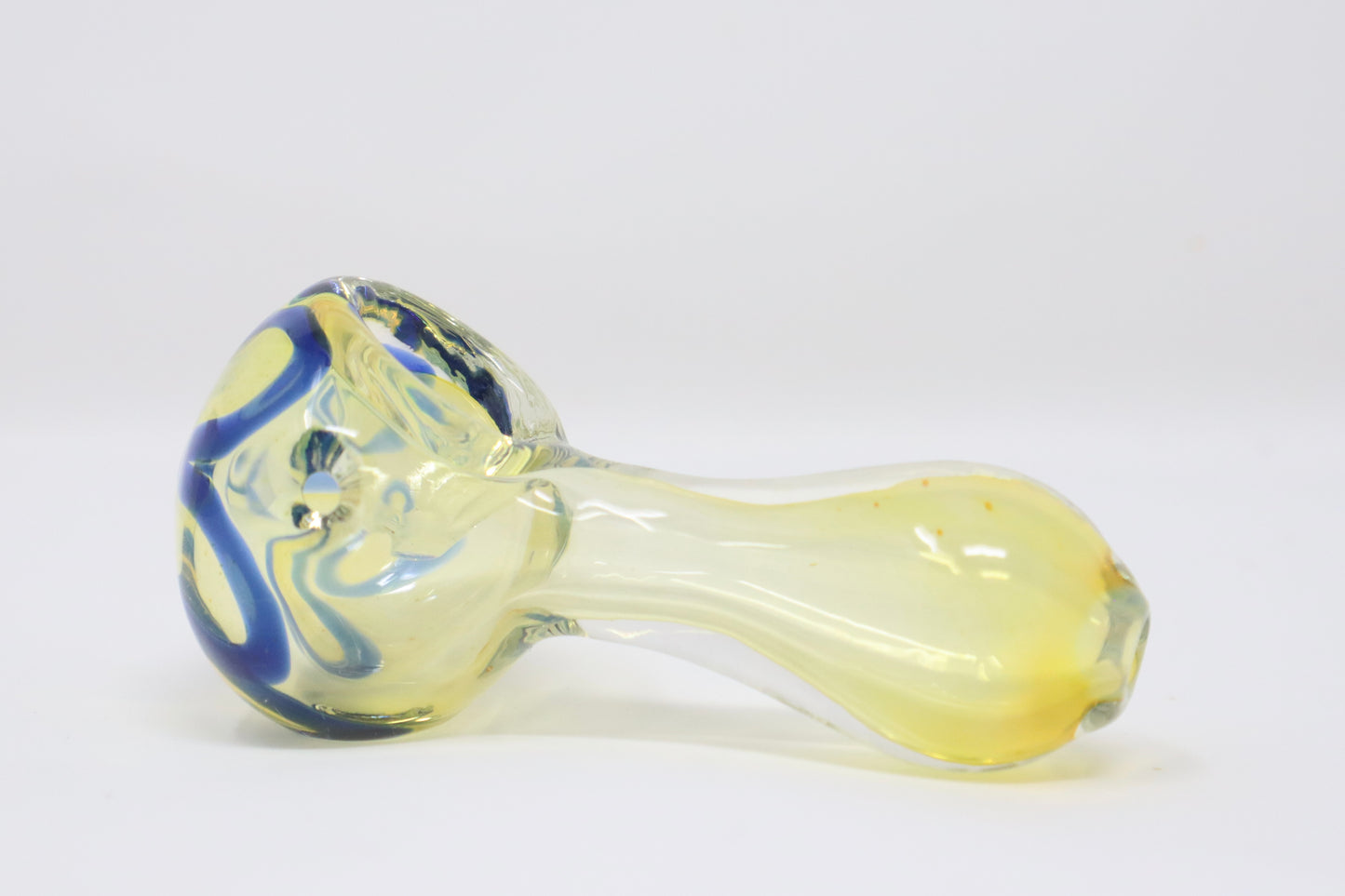 2” Mini Clear Colored Flower Glass Dry Pipe