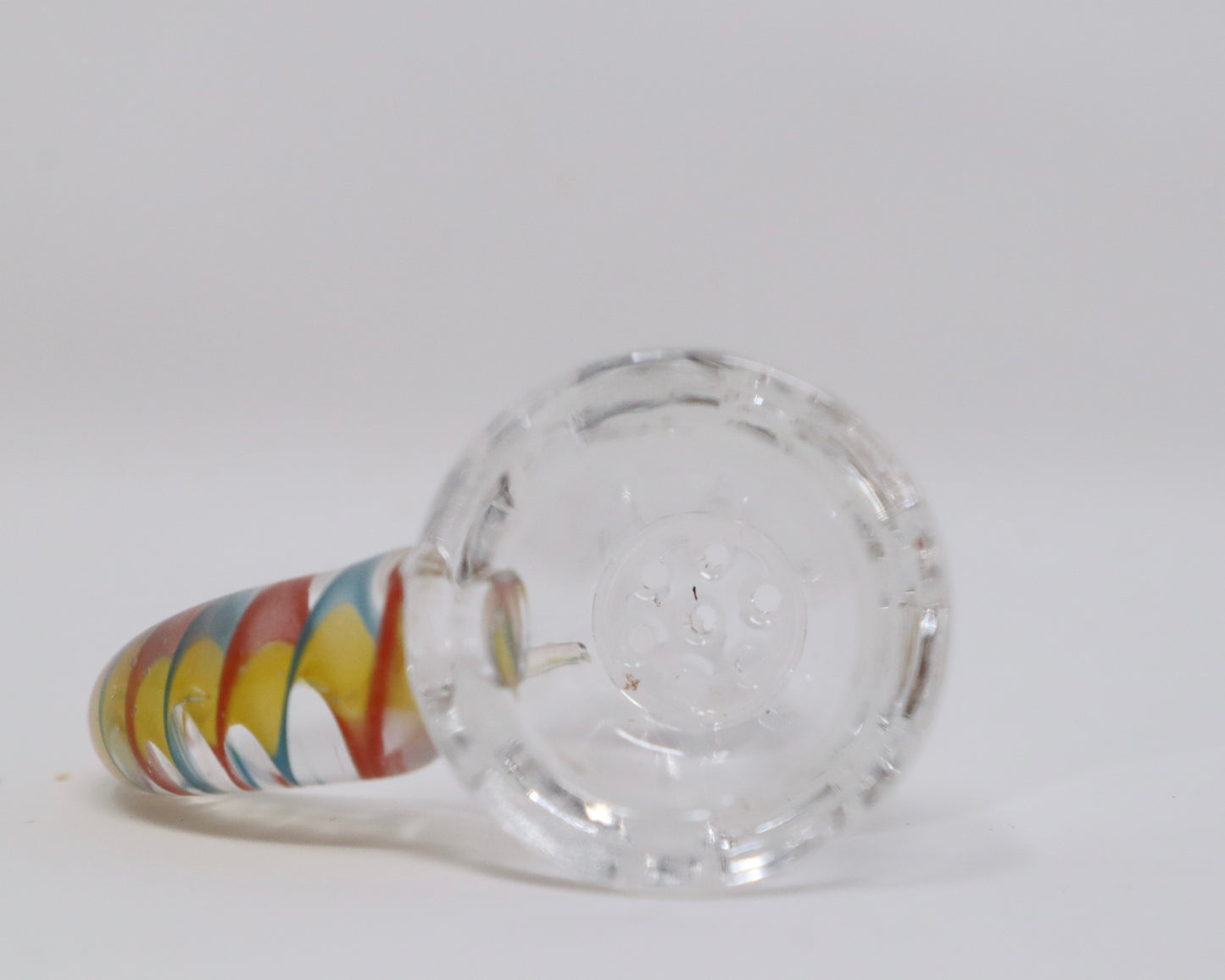 14mm Colored Horn Honeycomb Glass Bowl Piece