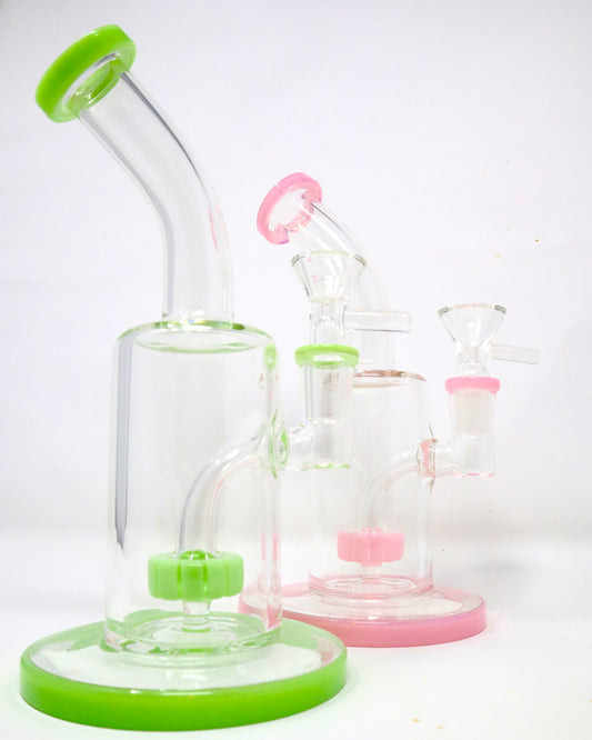 7” Pastel Colored Glass Water Pipe