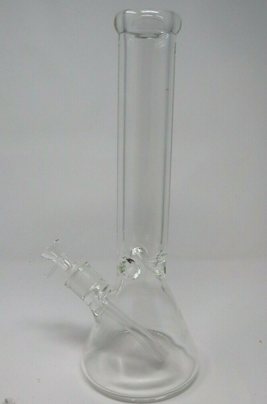 13” Inch Large Heavy Clear Glass Water Pipe